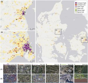 High-resolution vertical and horizontal urban form in Denmark